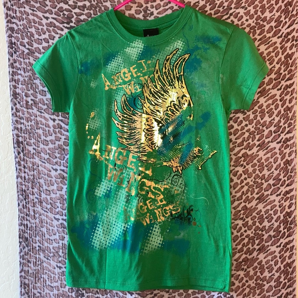2000s graphic baby tee